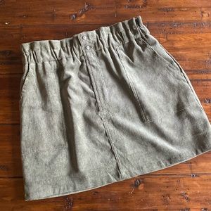 Corduroy Skirt
